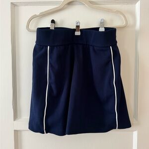 Spanx Navy Blue Women's Skirt with White Trim